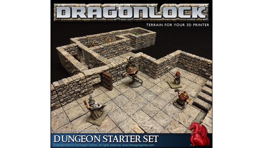 Dragonlock Can Print Your Own RPG Dungeons